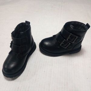 Carter Kids Black Boots Size 8M Unisex